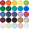 Small 7" Plastic Disposable Plates -Vibrant Solid Colors Appetizer Dessert