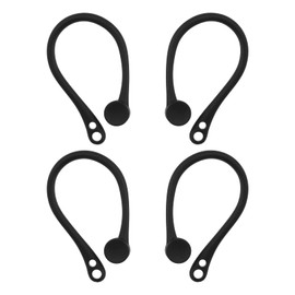eMagTech 2 Pairs of Headphones Ear Hooks Anti-Lost Ear Hooks Protective Holders Compatible with AirPods 1 2 3 Pro for Outdoor Activities Sports Black