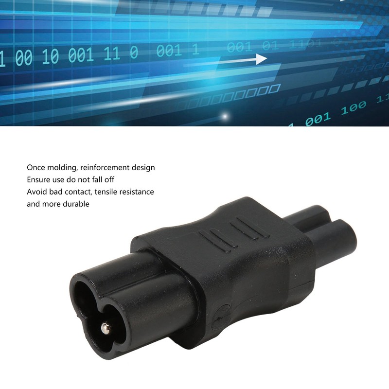 5Pcs IEC320 C6 to C7 Receptacle Connector Power Adapter Supply