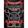 Small (150 x 200mm) Metal Sign - The Biker's Prayer