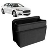 Oiieco Car Side Door Trash Can, Portable Leather Car Bin