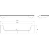 Emco Art Badewannengriff, Chrom, Haltegriff für Badewanne, zur Wandmontage, Duschstange,