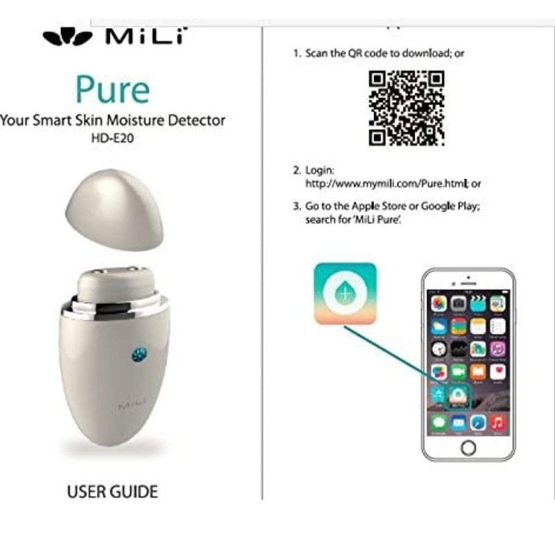 MiLi Pure Skin Moisture Detector White