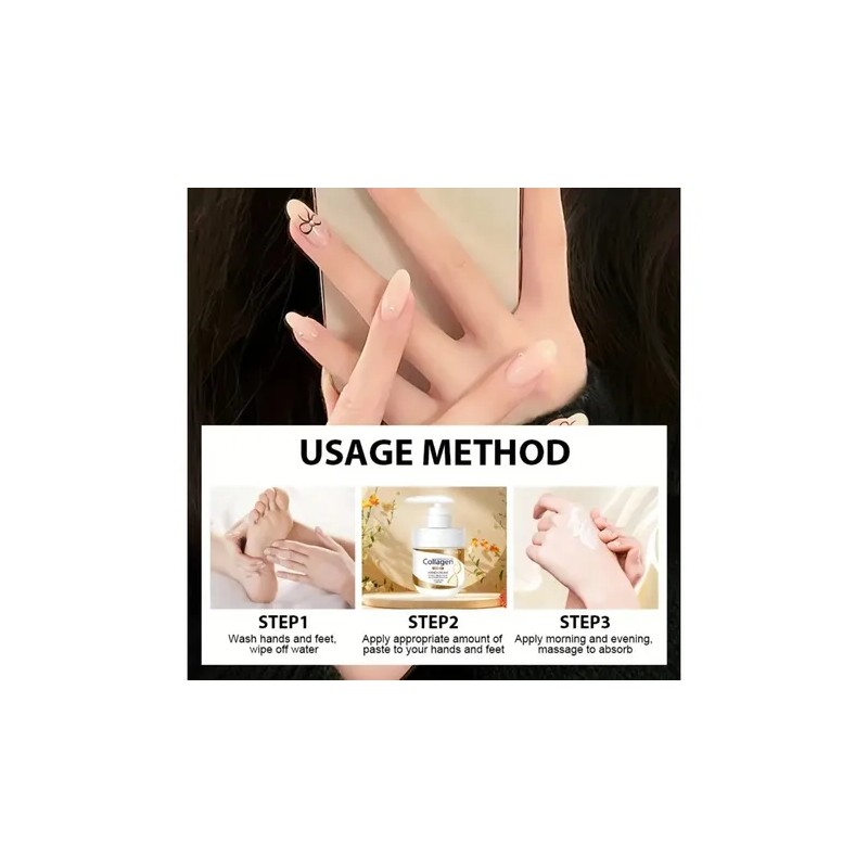 Crema Reparadora Manos Pies Colágeno (10x) Ah Retinol 100g Todo
