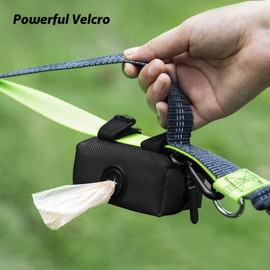 Soporte para Bolsa de caca de Perro, Porta Bolsas para Perro, Distribuidor de Bolsa de Caca de Mascota Bolsa, Soporte para Bolsa de Excrementos de Perro, Dispensador de Bolsas para Caca (Negro)