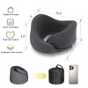 Travel Pillow for Neck Head Chin Support, Adjustable Velcro Pure