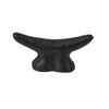 Set of 6 Matte Black Cast Iron Boat Cleat Drawer