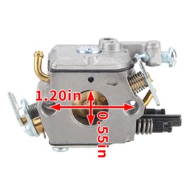Carbhub C1Q-EL24 Carburetor for Husqvarna 123C 123L 223L 223R 322C 322R 323C 323L 325C 325L 326C Trimmer Brushcutter Pole Saw Edger C1Q-EL24A 588171156 5032831-11 503283401 Ignition Coil 537418701