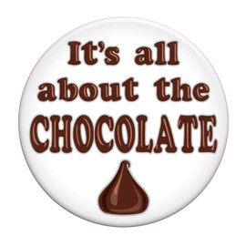 It's All About The Chocolate Button Party Accessory (1 count) (1/Pkg)