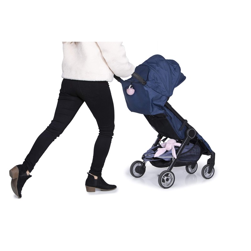 melii Pacifier Pod – Grey & Pink Pacifier Storage Container