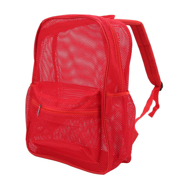 Mesh Backpack Heavy Duty Lightweight Large Capacity Washable See Through