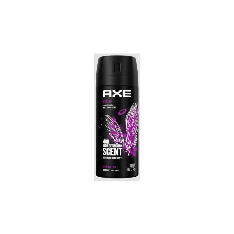 Axe Bodyspray, Excite, 4Ounce (Pack of 3)