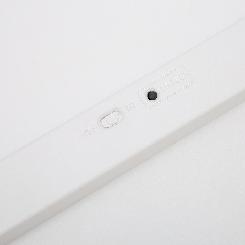 Wireless Keyboard Mini 78 Keys Ultra Thin Portable White Computer