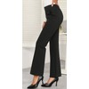 Agenlulu Womens Dress Pants Elastic High Waisted Stretch Bootcut Business