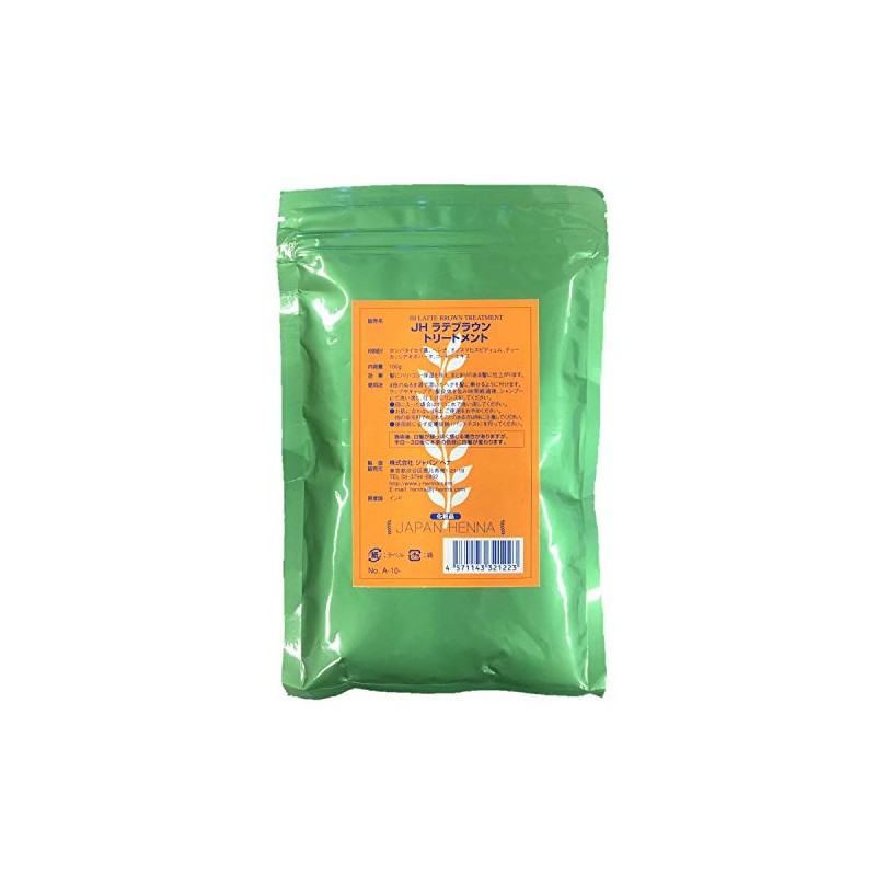 Japan Henna Latte Brown Treatment, 3.5 oz (100 g)