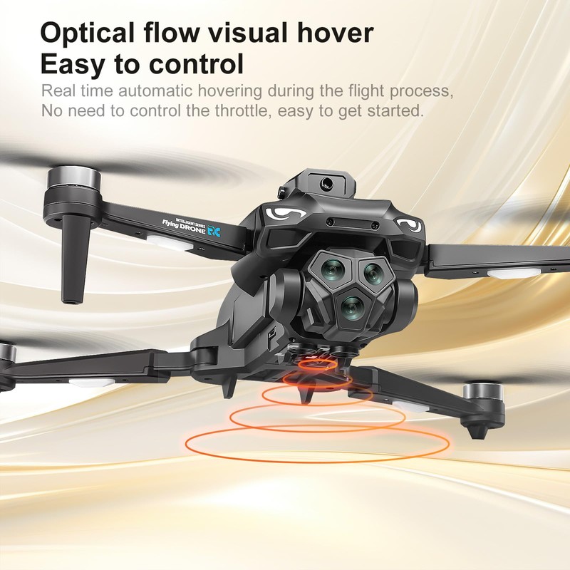 Brushless RC Drone with 4K Dual Camera, 4.5-inch HD Screen