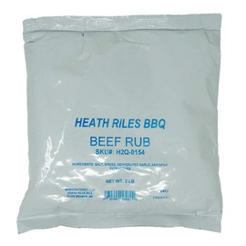 Heath Riles BBQ Beef Rub Seasoning (Bulk Bag), Champion Pitmaster Recipe, Large Spice Mix, 2 lb./32 oz.