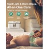 KOSTTE Baby Wipes Warmer, Larger Capacity Wipe Dispenser, Even Heating