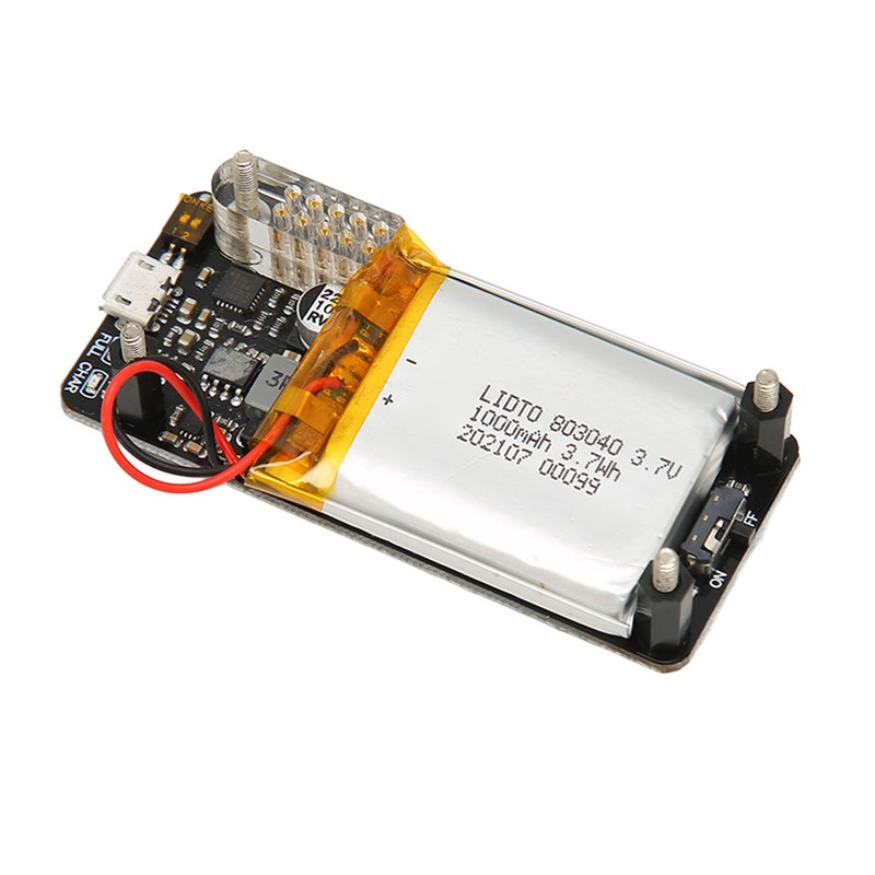 V1.2 UPS Power HAT Board 1000mAh Battery 400mA Charging Current