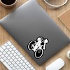 Bicycle Cycling Person Vinyl Decal Sticker for Cars Trucks Windows