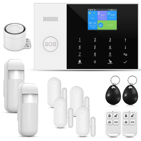 PGST Alarm System Set - GSM 4G/WLAN Alarm System with