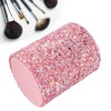 Makeup Brush Holder, Large Capacity Round Handcrafted Cosmetics Brushes Storage