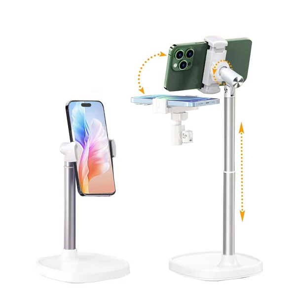 Kaishuai Mobile Phone Stand, Phone Holder, Height Adjustable Table Mobile