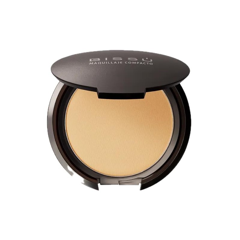 Maquillaje Compacto en Polvo Bissu | 15 Tonos disponibles Acabado