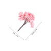 Ipetboom 10pcs Miniature Tree Pink Flower Decoration with Cherry Blossom