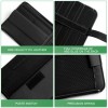 XUKEY PU leather Car Sun Visor Organizer Multi-Pocket Sunglass Bank