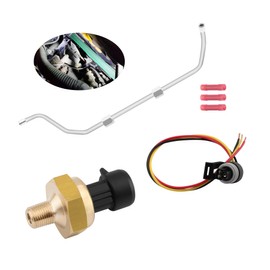 Exhaust Back Pressure EBP Tube Sensor, Compatible with Ford 7.3L V8 Diesel Ford F250 HD F350 E350 Econoline Club Wagon Super Duty V8 445 1994-1997, Replace 598-104 EGR172 EBP Tube Sensor Wire Set