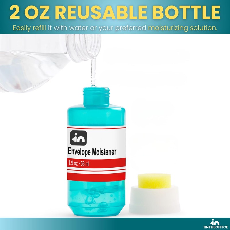 1InTheOffice Envelope Moistener "2 Pack"