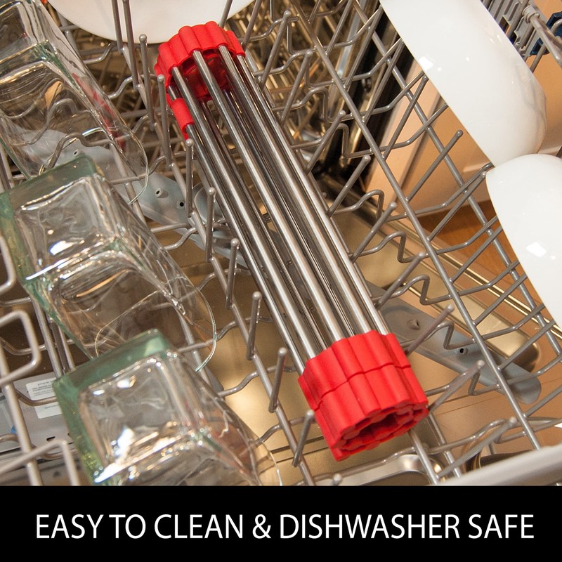 Total Rack, Expands 10" to 21", 10-Inch-Wide Multipurpose Over-Sink Dish-Drying