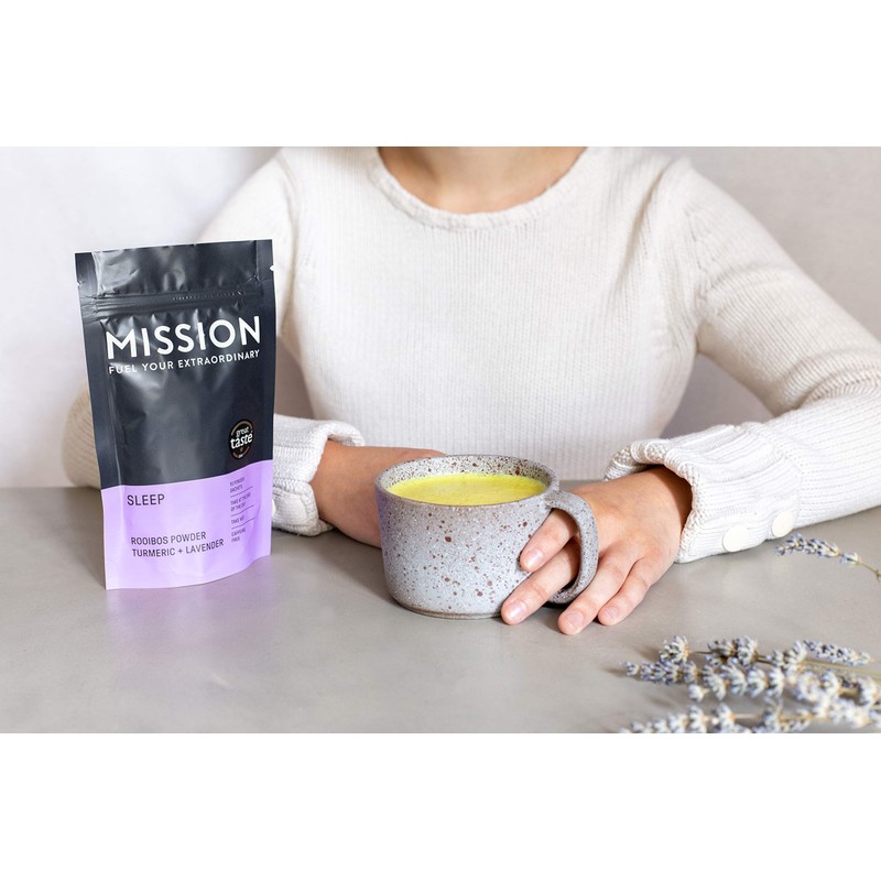 Sleep Matcha Tea (30 Sachets) | Rooibos Powder with Turmeric