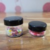 Black cap empty cosmetic bottle cream container 10g / 블랙캡 화장품공병 크림용기 10g