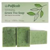 PALFICAB Green Tea Soap, Moisturizing Soap Bar, Cruelty-Free, Vegan Soap