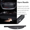 Vesul Retractable Cargo Cover Waterproof Cargo Shade Compatible with Hyundai