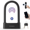ROCKBROS Smart Bike U Lock with Fingerprint and App Control