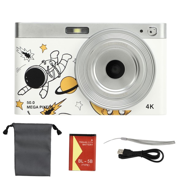 Digital Cameras 2.88in IPS 50MP 16X Digital Zoom 750mAh HD