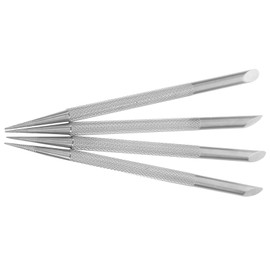 SAFIGLE Cuticle Pusher Tool Stainless Steel Double Head Cuticle Remover Nail Art Supplies Professional Nail Tech Tools