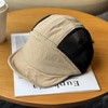 TUISKU Men's 5 Panel Cap, Short Brim, Mesh Hat, Jet