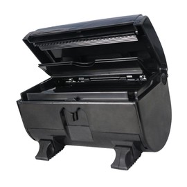 FOMIYES 1pc Automatic Tin Foil Cutter Machine for Hair Salon and Nail Beauty Black Storage Box for Effortless Cutting Easy to Clean and Reuse Barbershop Accessory