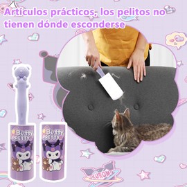 Rantuia Rodillo para Pelusa（Juego de 550 Hojas） portátil de Quita Pelusa para Ropa, Desmontable Rodillo Quita Pelusa, Rodillo Limpiador de Pelusas para Mascotaspara en Ropa, Mantas, Alfombras.