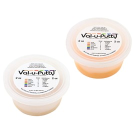 Val-u-Putty Exercise Putty - Pear, Peach - 2 oz Each - Bundle