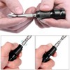 Gasea 2 Pack 1/2 Square Drive to 1/4 Hex Shank