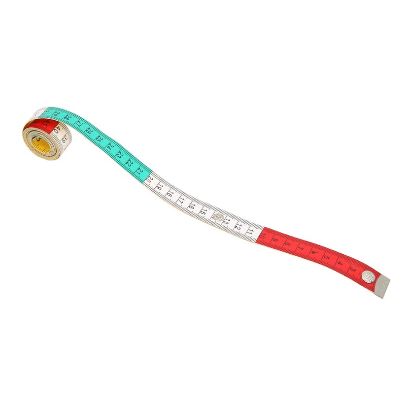 10pcs Soft Measuring Tape 60Inch 150cm Double Sided Colorful Clear