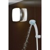 KAKUDAI 366-212-W Low Water Pressure Massage Shower Hose Set, Switchable