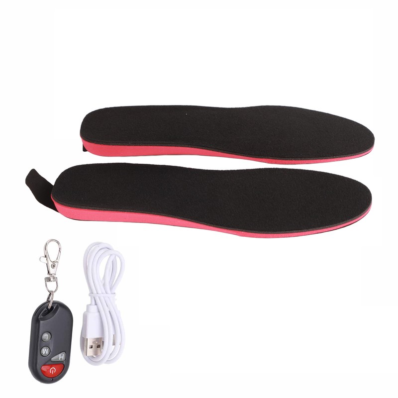 Heated Insoles DIY Cuttable Smart Remote Control USB Rechargeable Electric