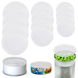 12 Stück Dosendeckel Katzenfutter, Deckel für Katzenfutter Dosen in 3 Verschiedenen, Dosendeckel/Konservendeckel 200g 400g und 800g , Dosendeckel Hundefutter Transparenten für Futteraufbewahrung