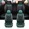 XIANGTA Universal Fit Car Seat Covers,5 Seat Leather Car Seat